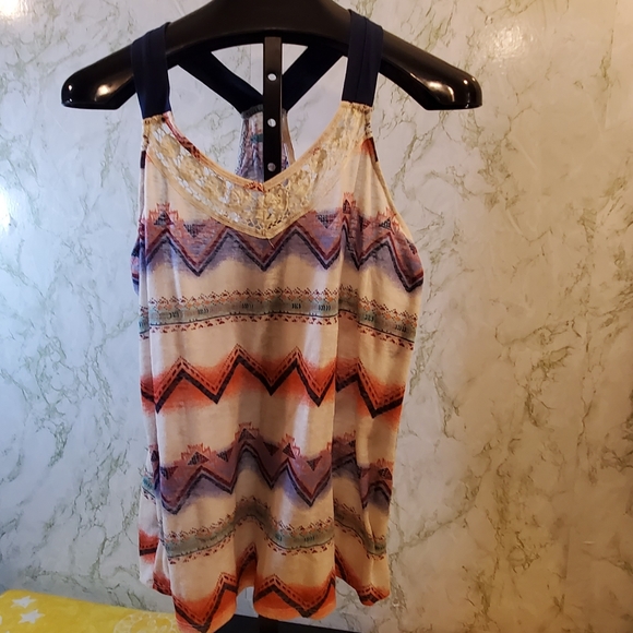 Maurices Tops - Maurices Chevron Stripe Tank